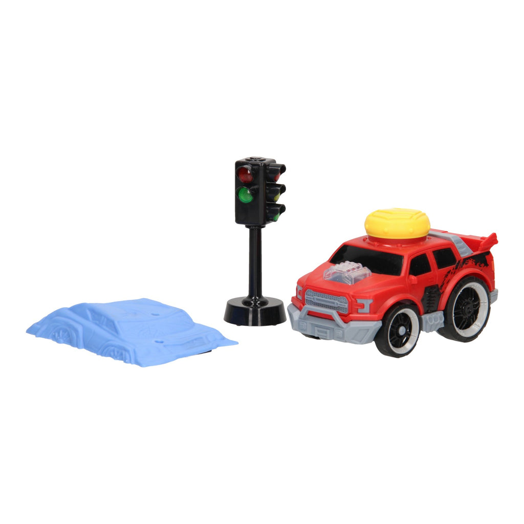 Crash-Stunt-Auto-Set – Rot