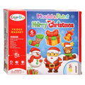 Gips gieten magneten - kerst