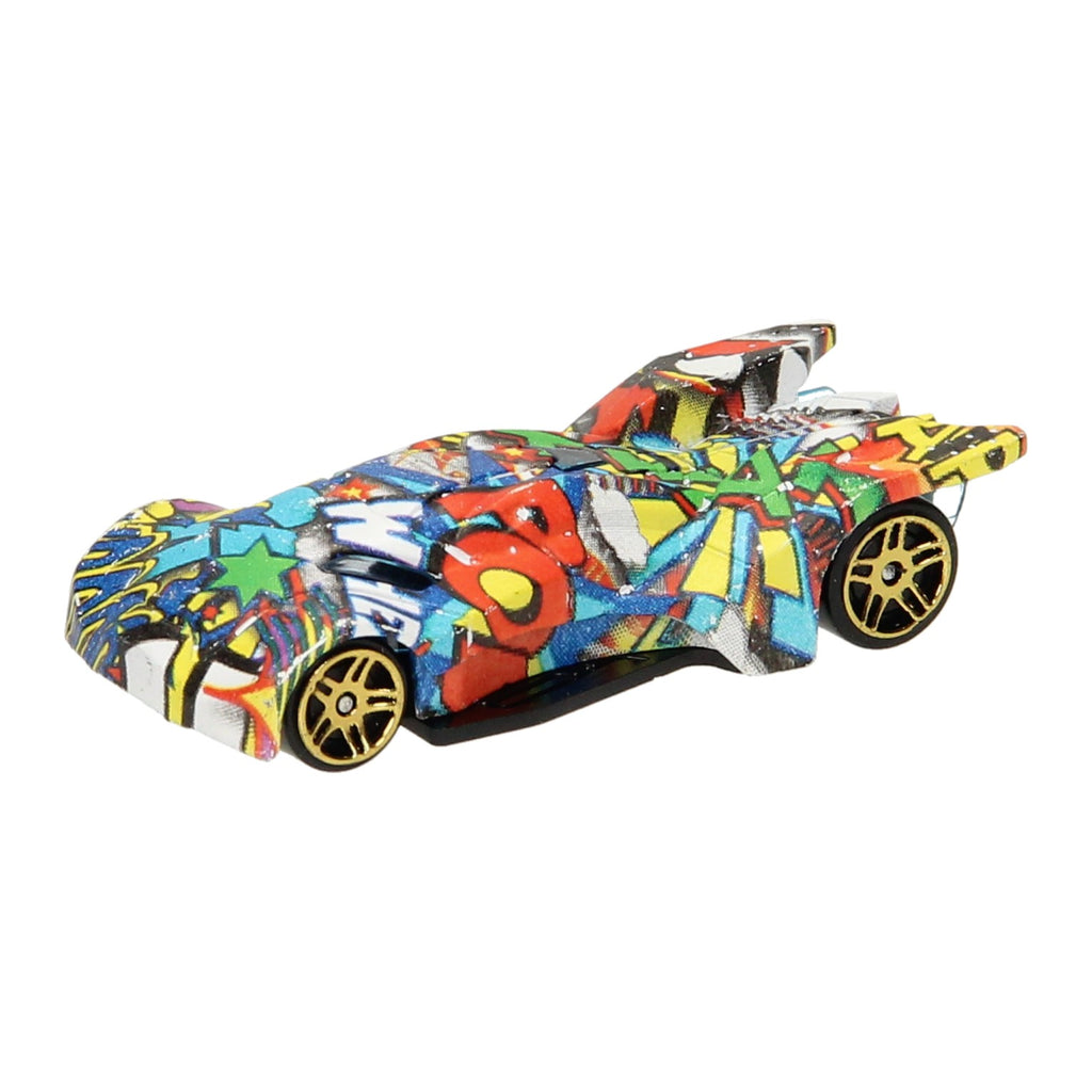 Metalen auto met print