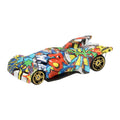 Metalen auto met print