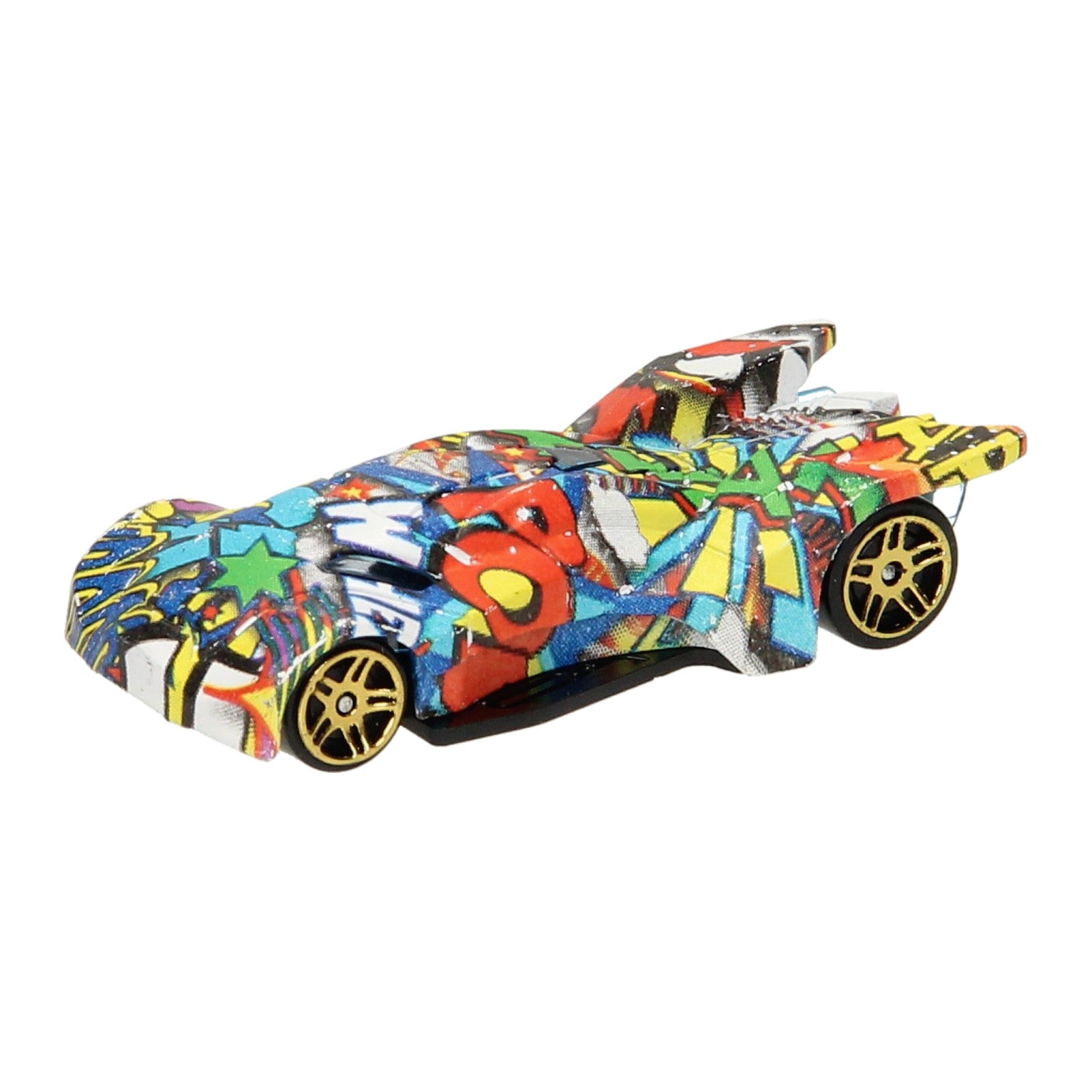 Metalen auto met print