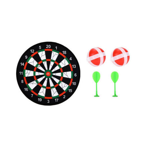 Dartbord klittenband met 3 pijltjes