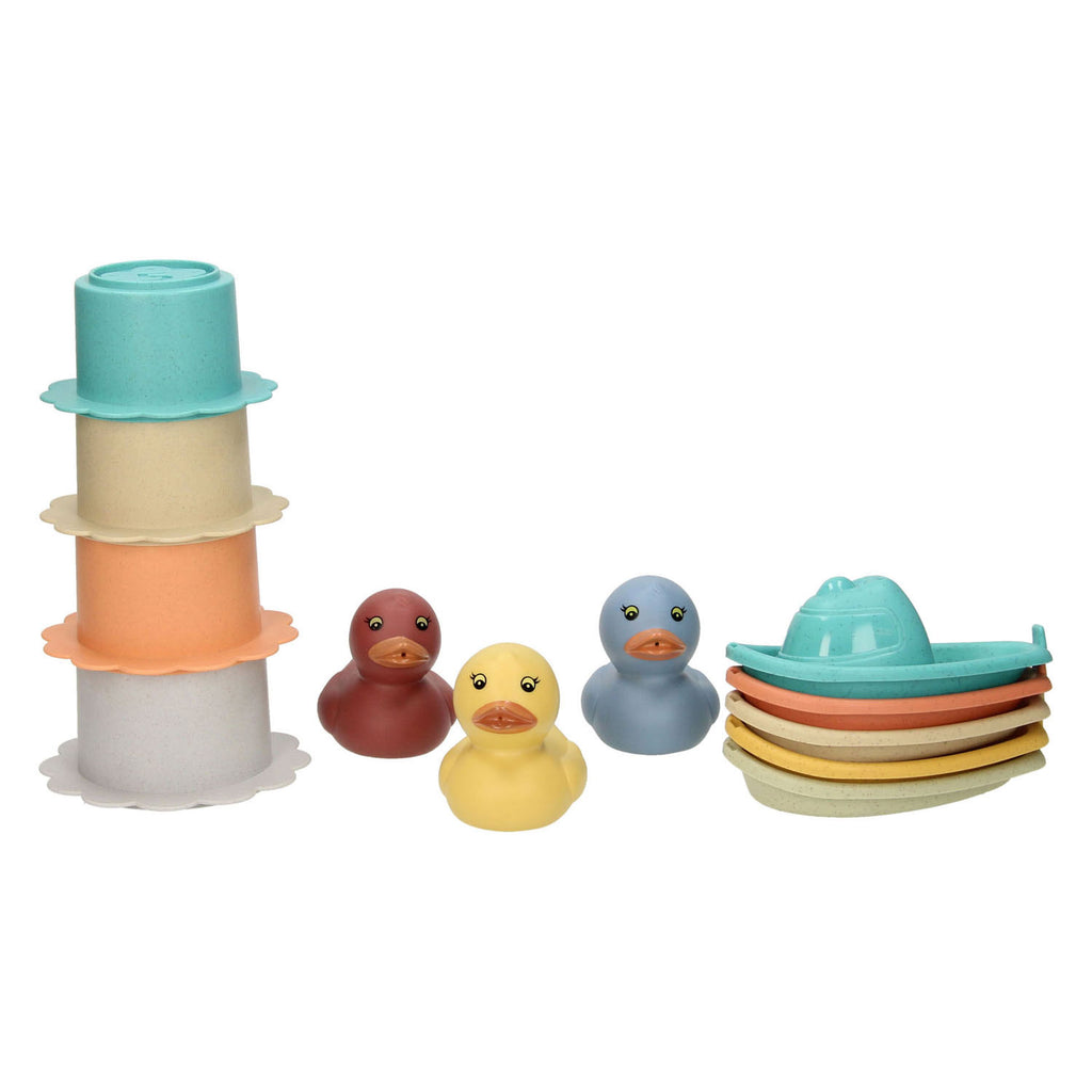 Set Badespielzeug Pastell, 12-teilig.