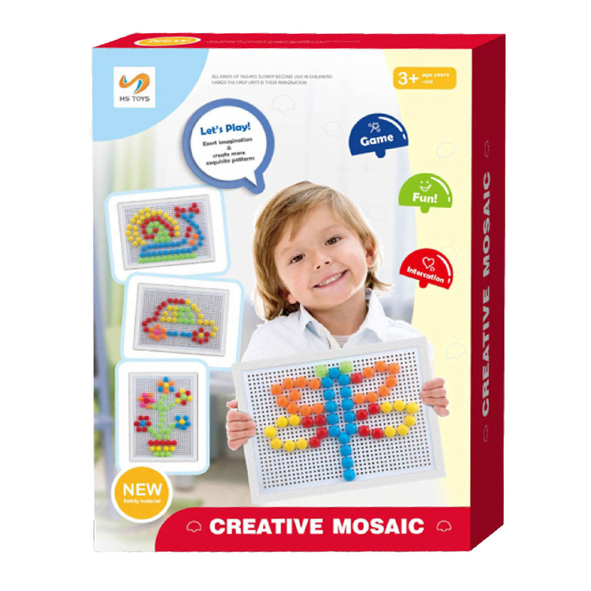 Mosaik-Set, 240 Stück.
