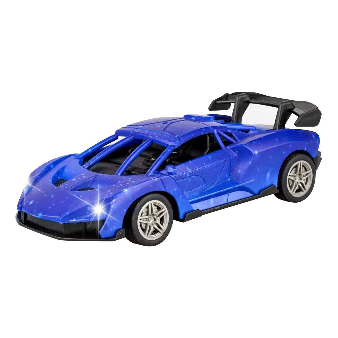 RC-Rennwagen blau schwarz ferngesteuertes Auto