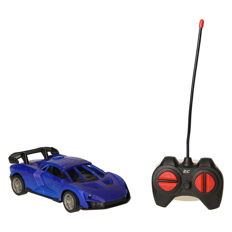 RC-Rennwagen blau schwarz ferngesteuertes Auto