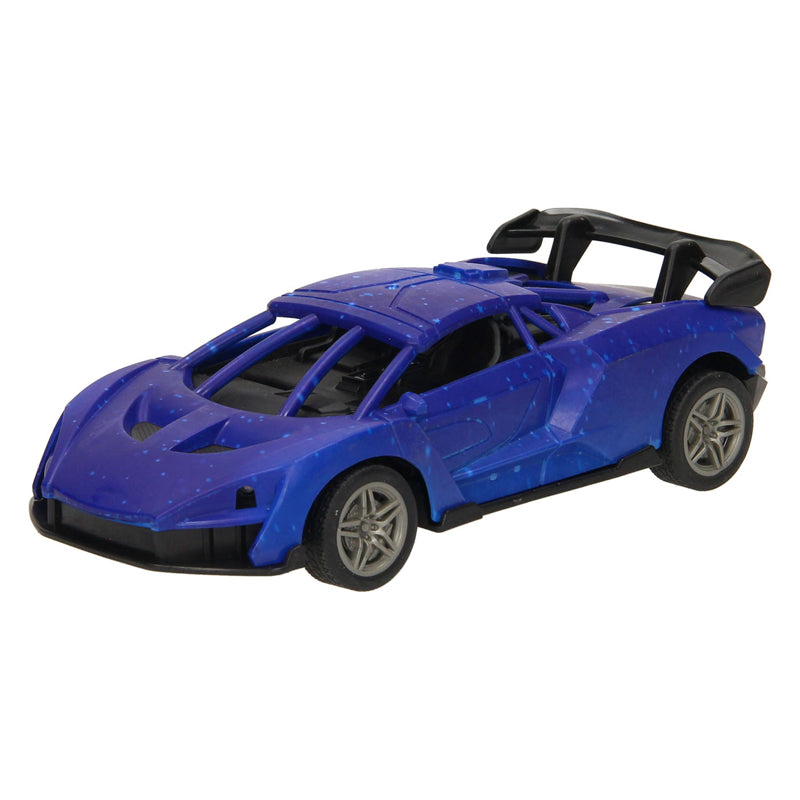 RC-Rennwagen blau schwarz ferngesteuertes Auto