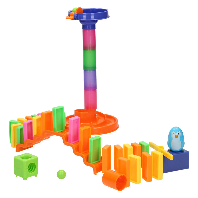 Murmelbahn-Domino-Set, 43-teilig.