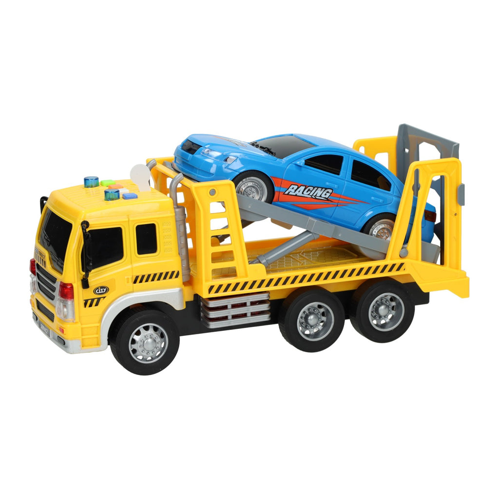 Abschleppwagen mit Fahrzeugbeleuchtung und Ton