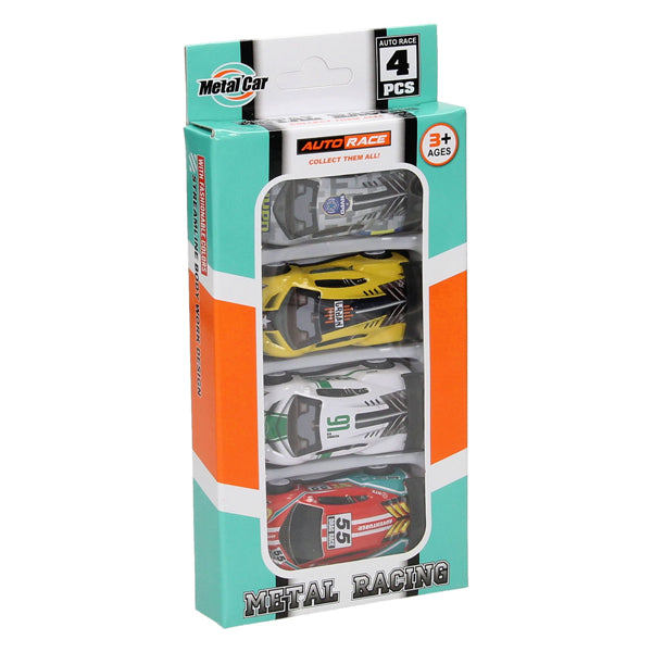 Auto-Set mit Rückziehfunktion – 4 Autos