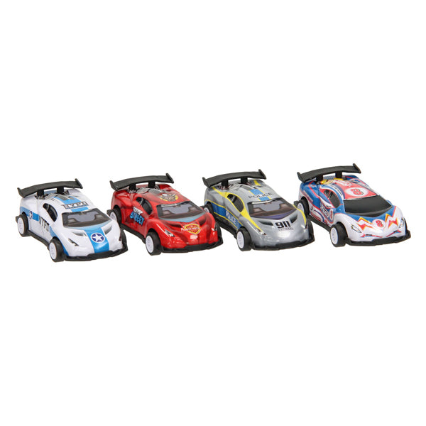 Auto-Set mit Rückziehfunktion – 4 Autos