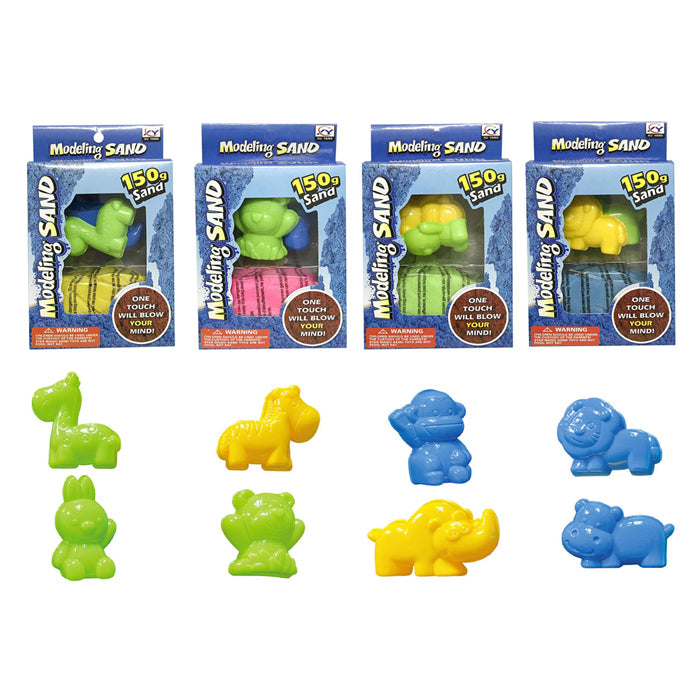 Speelzand 150gr met dierenvormpjes