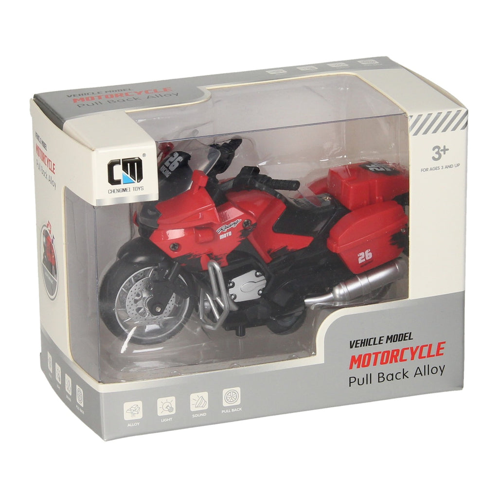 Rückziehmotor, rot mit Licht und Sound