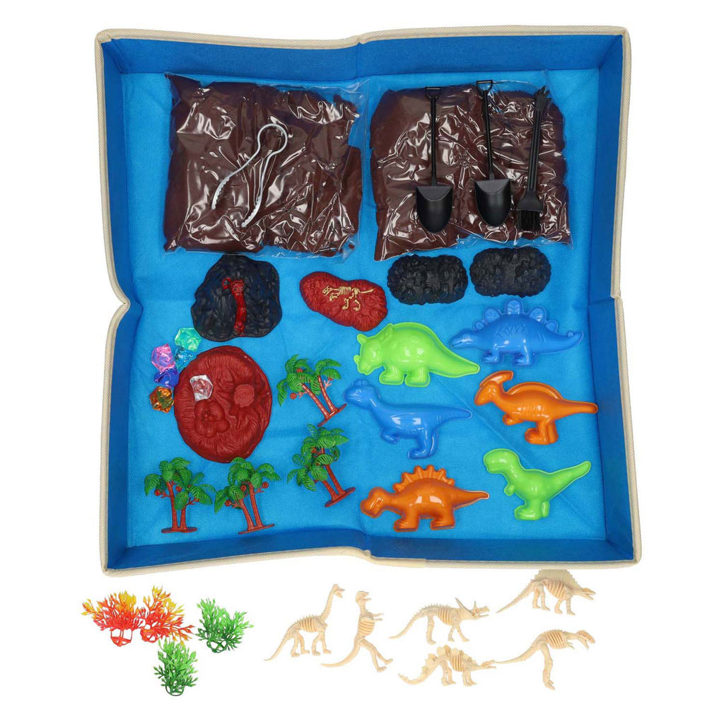 Dinosaurierwelt Spielsand mit Spielmatte