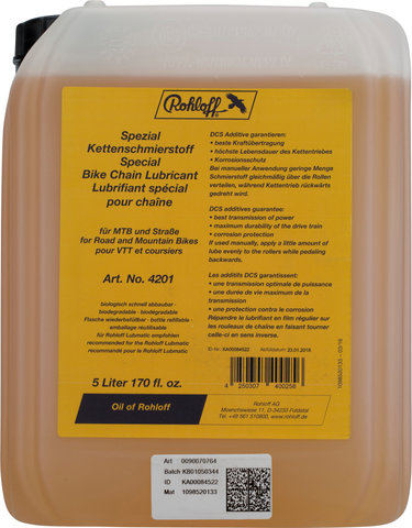 Rohloff oil of special chain lubricant