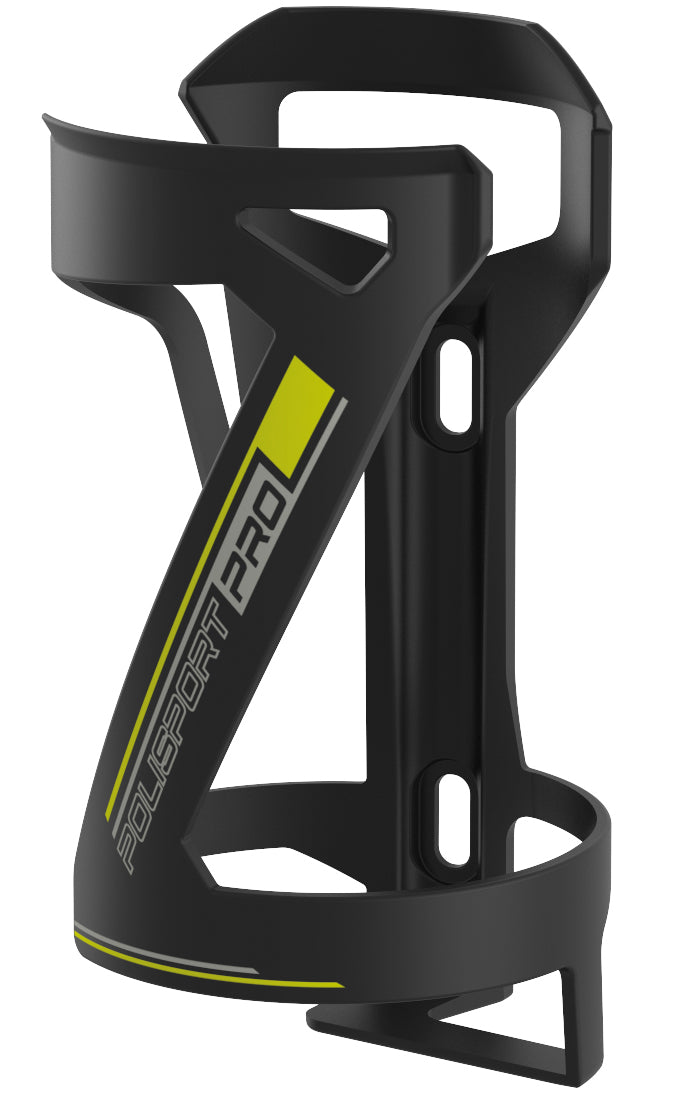 Polisport bidonhouder side cage - zwart lime groen