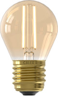 Calex filament led lamp - e27 - p45 lichtbron goud - 3.5w - dimbaar
