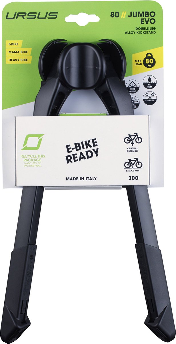 Ursus middenstandaard dubbel jumbo evo 28 300mm zwart
