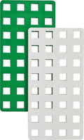 Plus-plus big bouwplaat groen wit 2 delige bouwset - 3287 - bouwspeelgoed - constructiespeelgoed - set met bouwstenen - vanaf 1 jaar