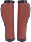 Griffset Edge Leather inkl. Sicherungsring - kamelbraun - 135 135 mm (Werkstattverpackung)