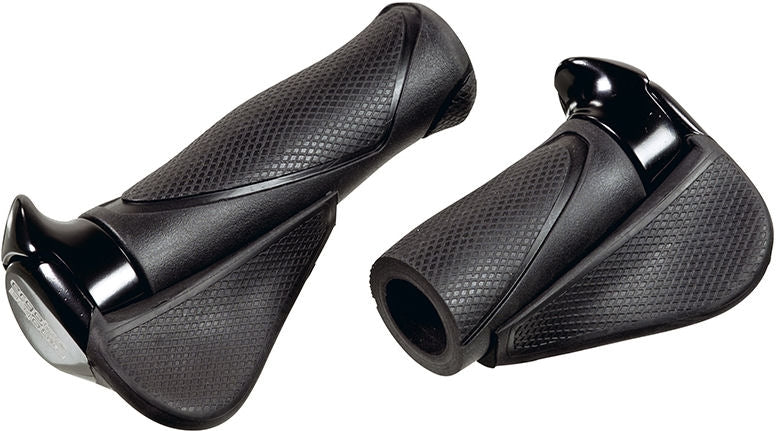 Ergotec MF1 großer Kraton-Aluminiumgriff, Paar, 130+130 mm – schwarz