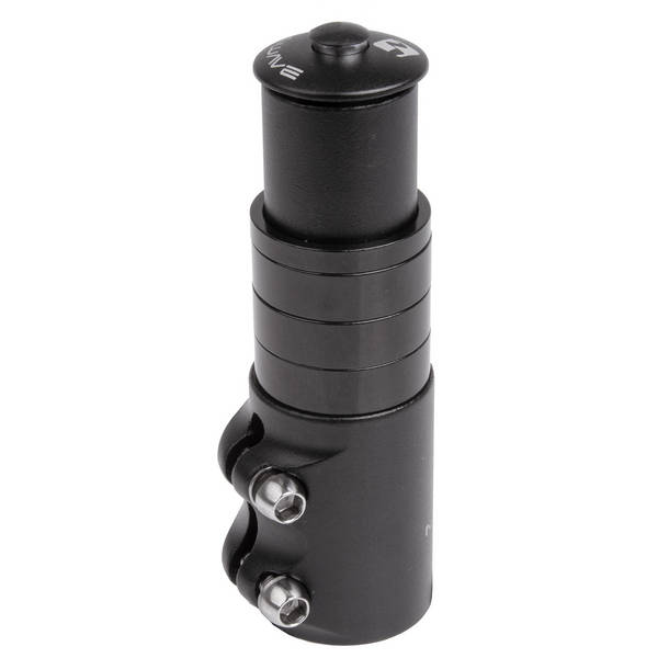 Ahead-Pen-Verlängerung 1-1 8 M-Wave inkl. 4 Distanzstücke + Ahead-Stecker - schwarz