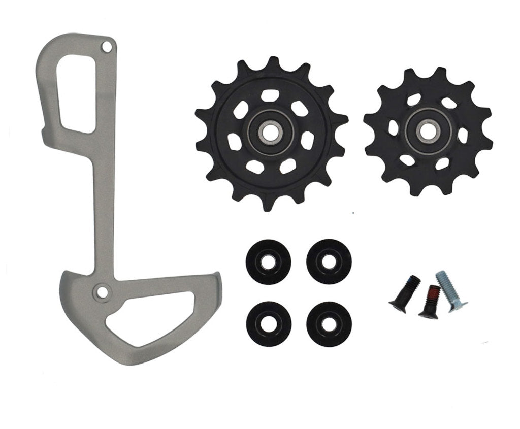 Sram loopwielset x01 eagle inclusief. binnenkooi grijs zwart