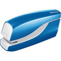 Leitz nexxt wow elektrische nietmachine voor contactloos nieten - op batterijen - niet tot 10 vel - blauw
