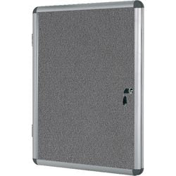 Vitrine bi.office magnetic vt630103150 aluminium afsluitbaar