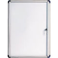 Vitrine bi.office magnetic wit, transpararant