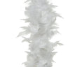 Decoris boa veer wit ø15x150cm