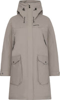 Didriksons thelma wns parka 10 dames outdoorjas - ash brown
