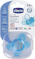 Chicco physio comfort fopspeen siliconen 0-6m blauw 1st
