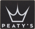 Peaty's crown logo sticker