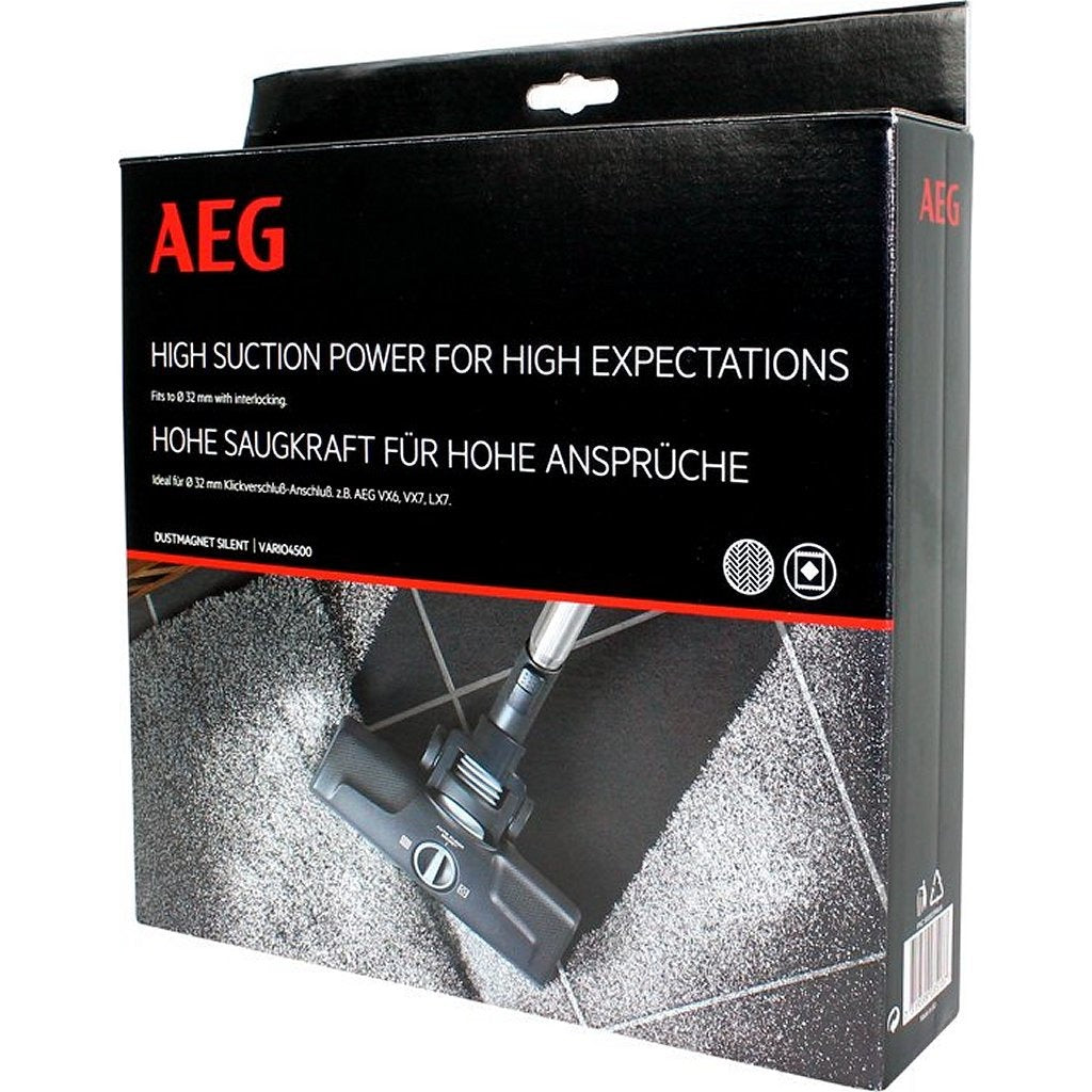 Aeg vario4500 dustmagnet stofzuiger zuigmond met 32 mm interlocking grijs