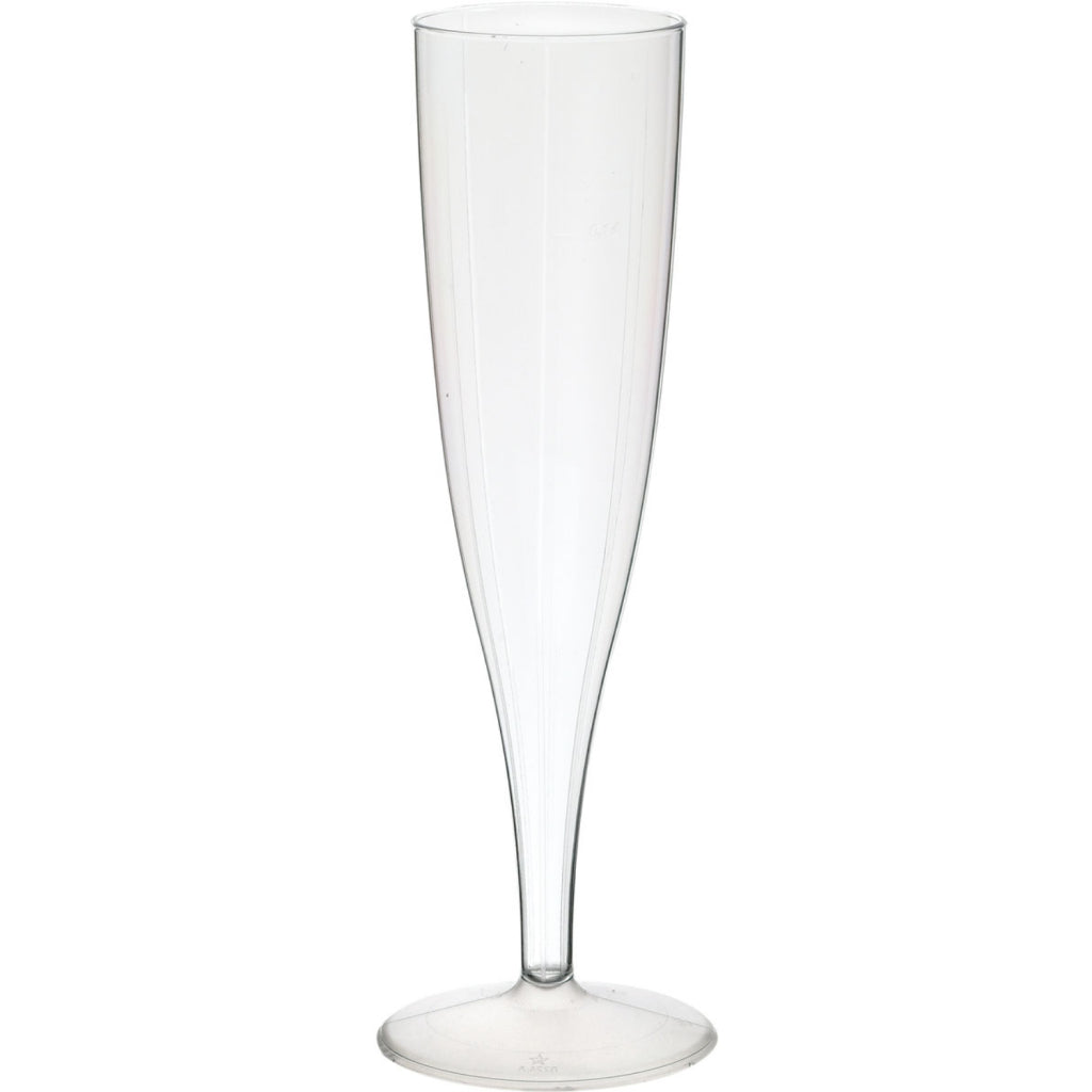 Duni crystallo champagneglazen 13.5 cl 10 stuks transparant