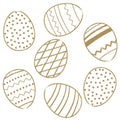 Duni Servietten „Goldene Eier“, 3-lagig, 33 x 33 cm