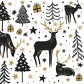 Duni servetten magic winter 33x33 cm