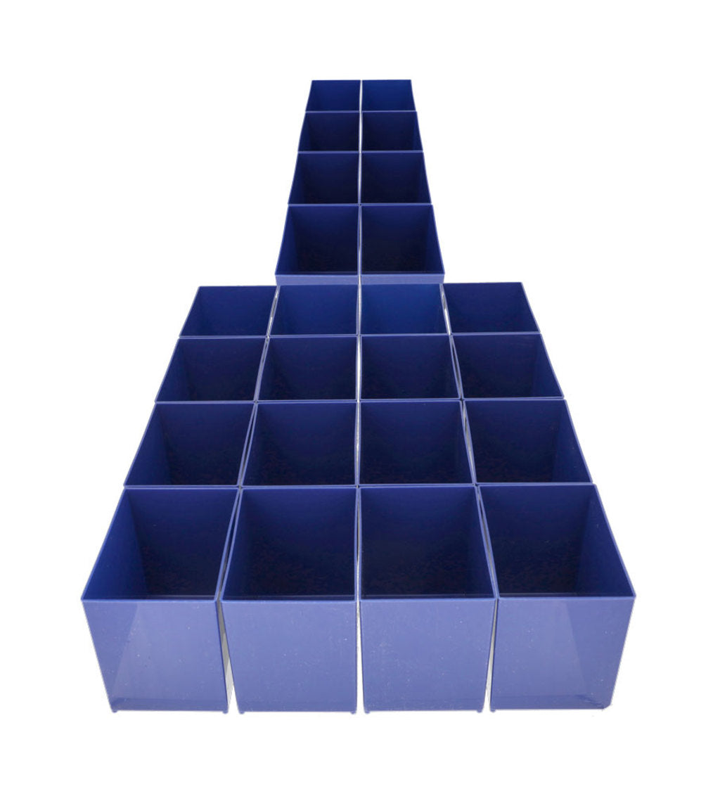 Raaco magad bakje a6-1 blauw 133x109x157 ds a 24