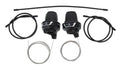 Shimano schakel set rv400 friction 7-sp triple met kabels zwart