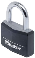 Masterlock hangslot - massief aluminium - zwart - 40 mm - 9140eurdblk