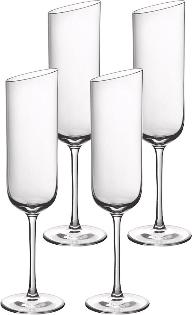 Villeroy boch champagneglazen - flutes - newmoon - 170 ml - 4 stuks