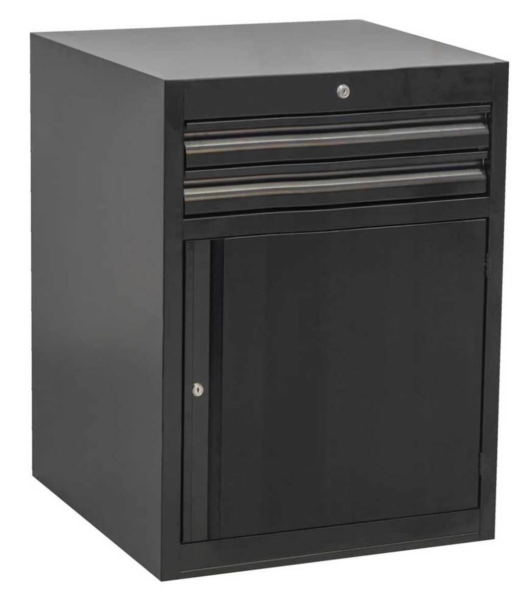 Unior grs ladenkast 2l + deur zw *op bestelling*