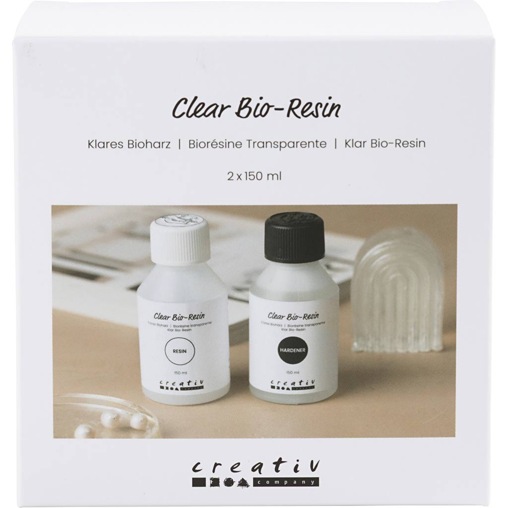 Creativ company transparante bio-hars - 2x150ml.