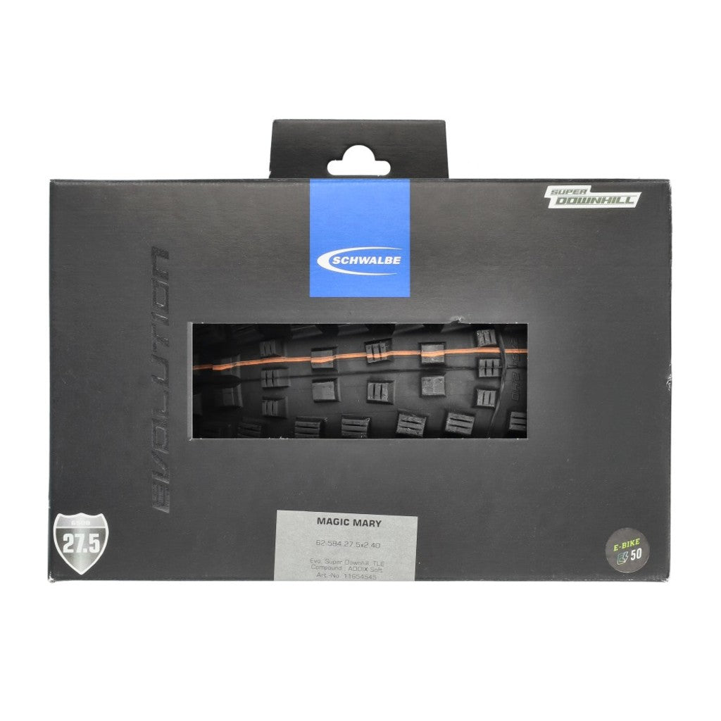Schwalbe magic mary 27.5x2.40 (62-584) folding evolution line super downhill addix soft black