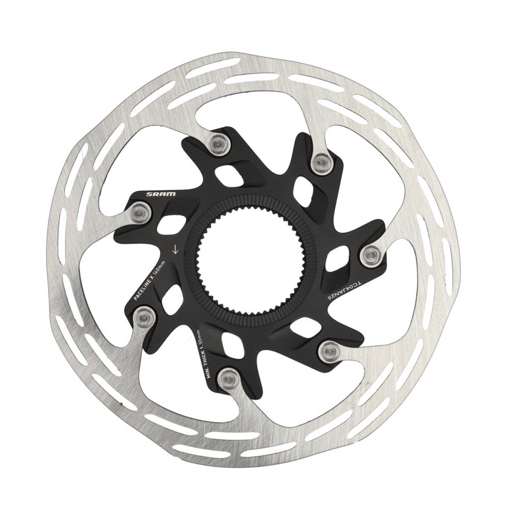 Sram remschijf rotor paceline x 140mm centerlock rounded incl interne lockring