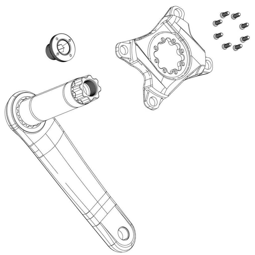 Sram kurbelschutz crank arm protection force xplr e1