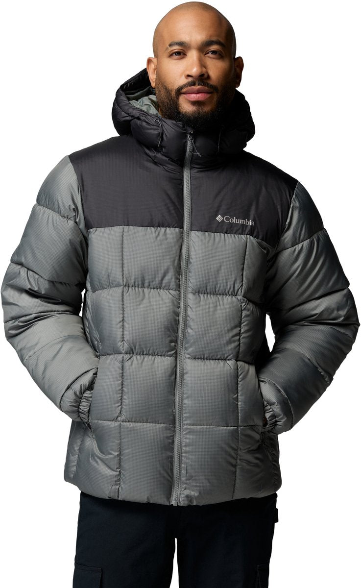 Columbia puffect™ iv hooded jacket heren outdoorjas - sedona sage, shark s