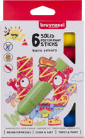 Bruynzeel plakkaatverf sticks set basic | 6 kleuren