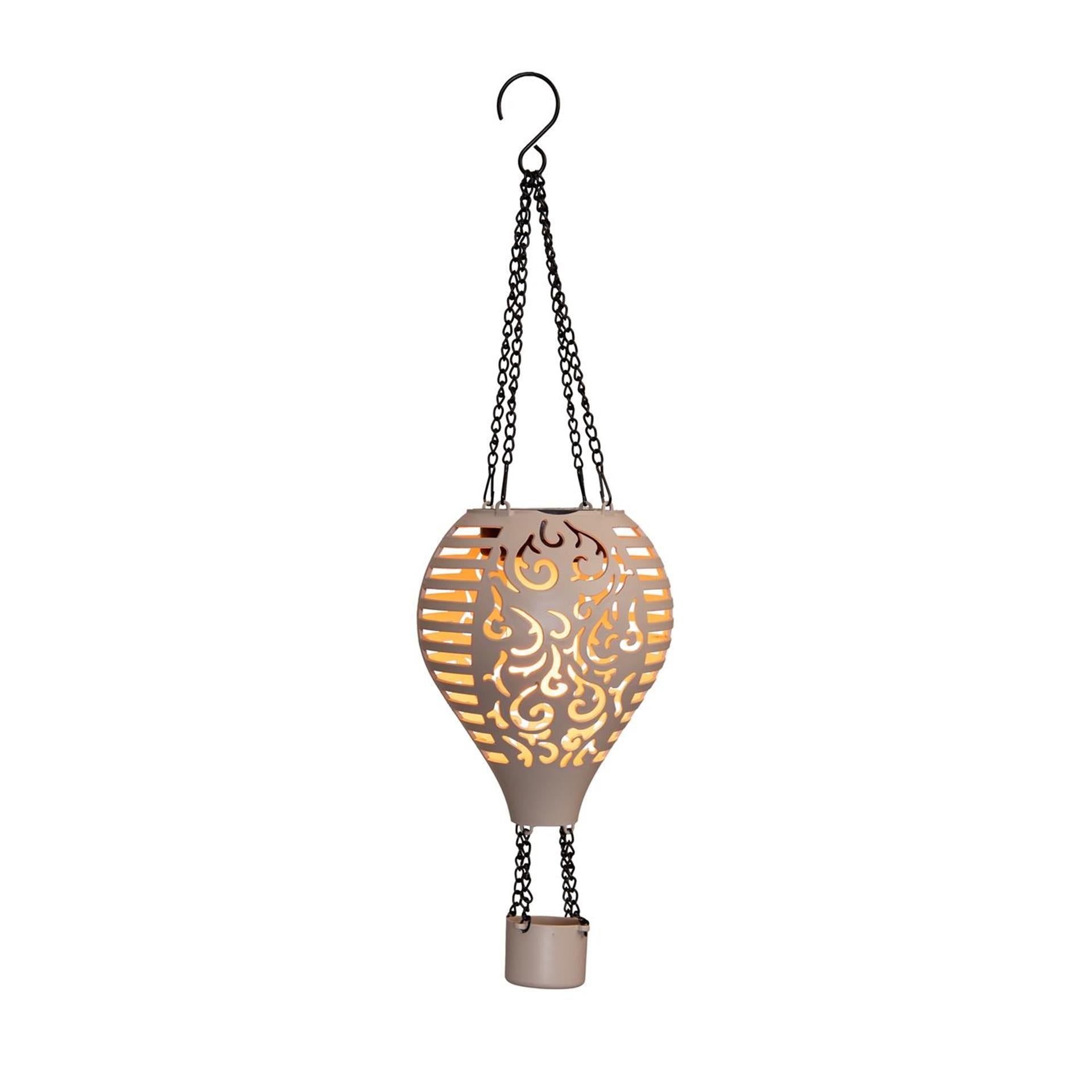 Anna's collection led solar luchtballon zand 12,7x38cm